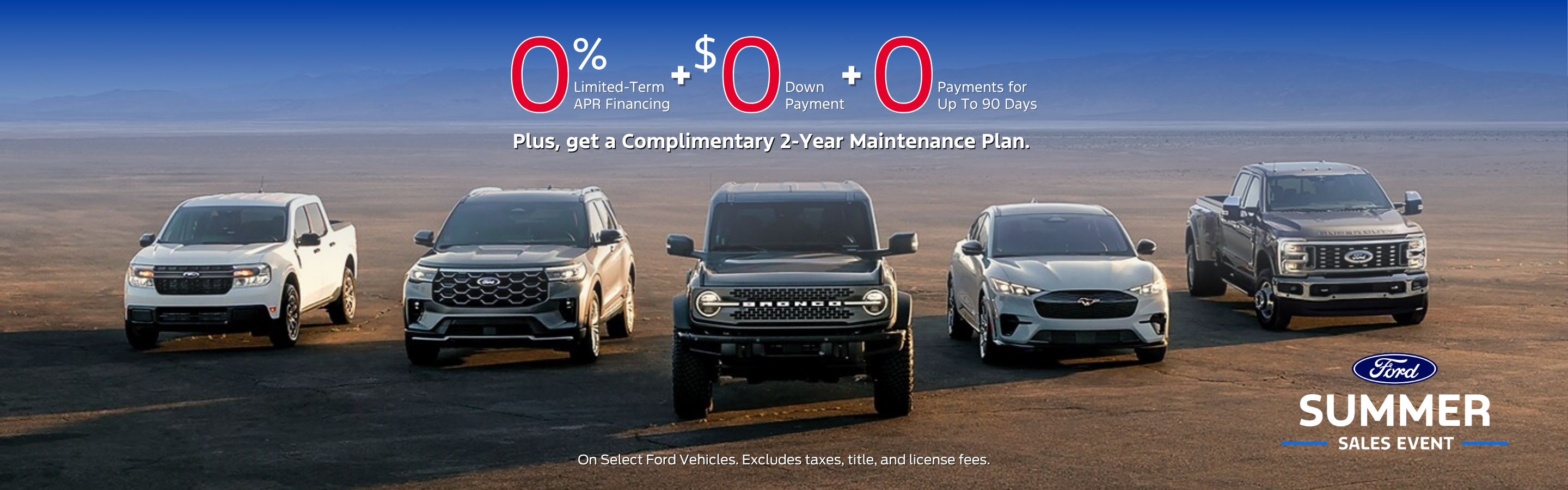 Ford Summer Sales Event at Power Ford