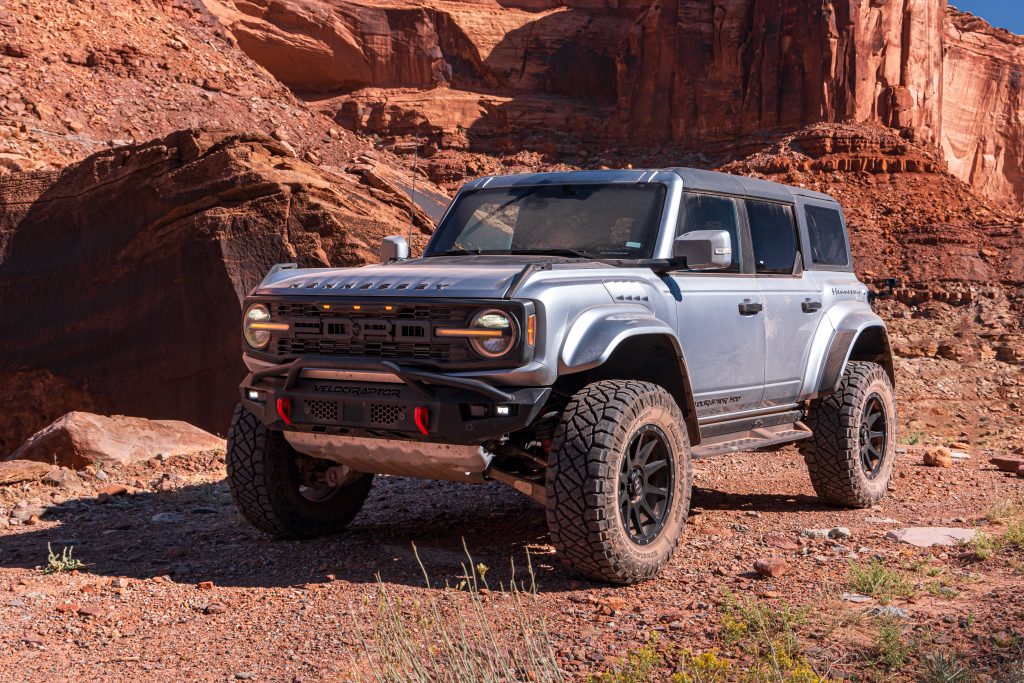 A lineup of Hennessey-tuned Ford trucks and performance cars available at Power Ford, New Mexico’s destination for high-output vehicles.