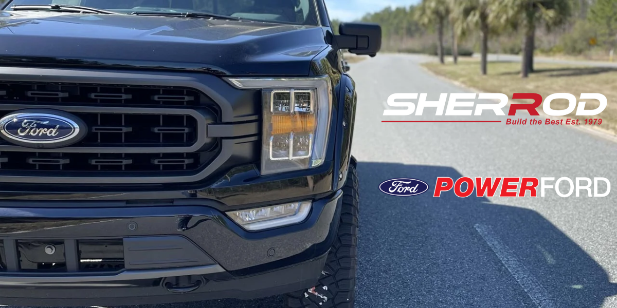 Sherrod custom Ford trucks available exclusively at Power Ford, showcasing high-end performance and luxury craftsmanship in New Mexico.