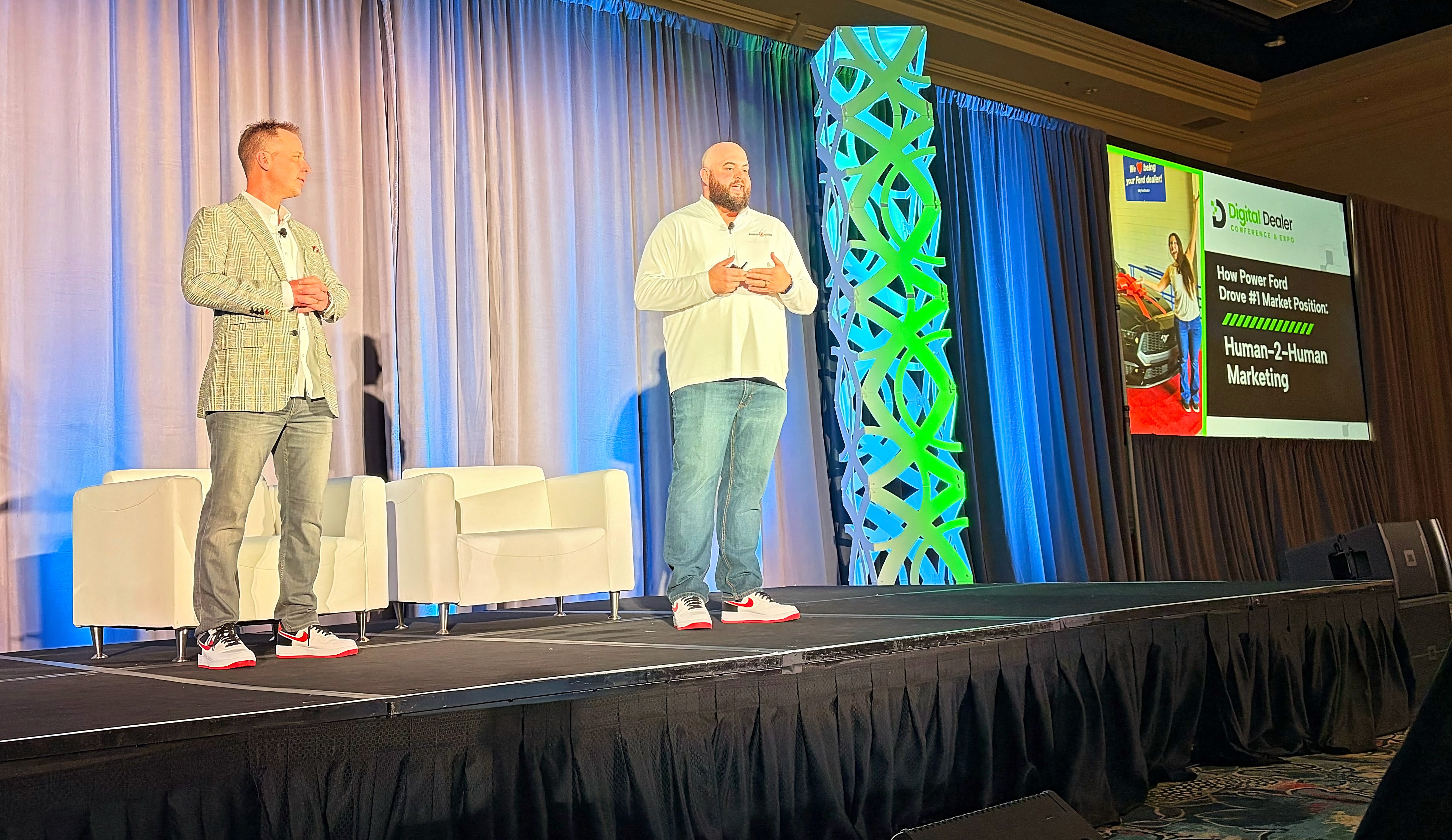 Matt Sneed presenting Human to Human Marketing at Digital Dealer Las Vegas 2025