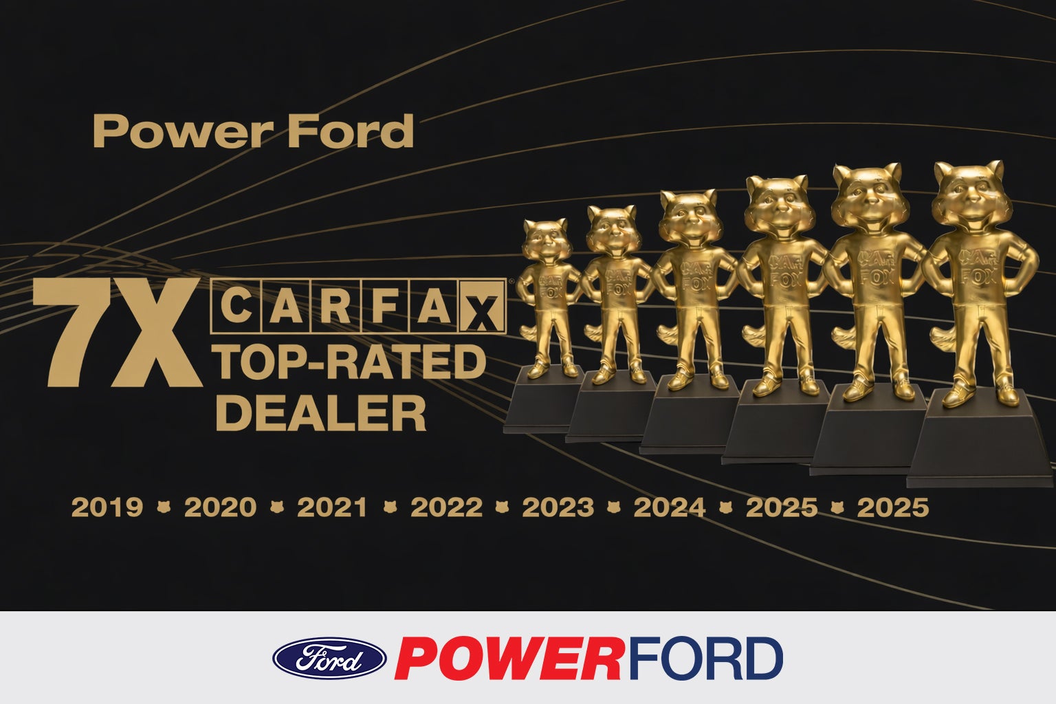 Power Ford Named 2025 Top Rated Dealer by CARFAX