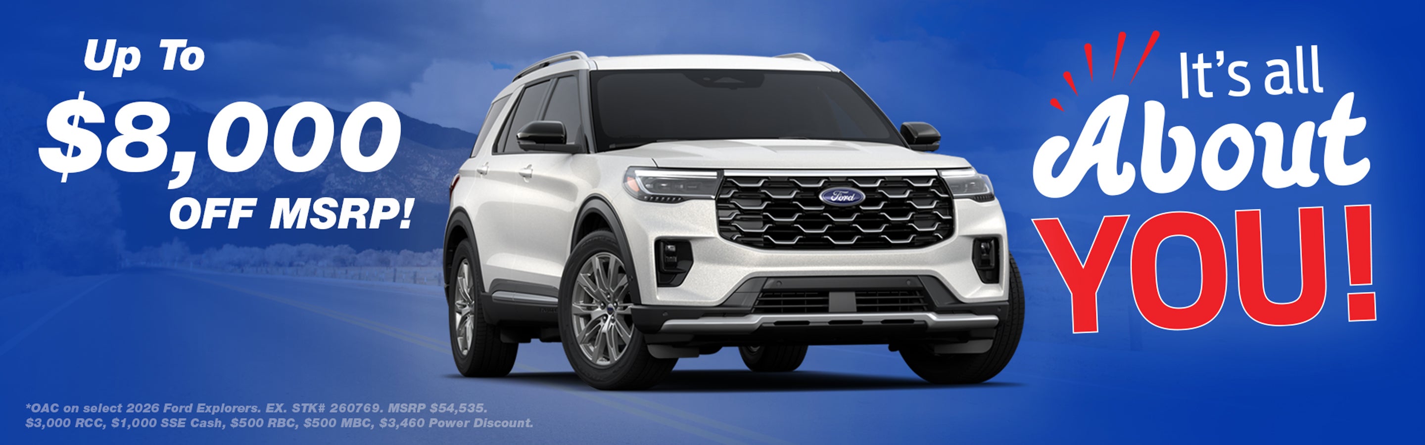 2026 Ford Explorer at Power Ford in Albuquerque, NM 