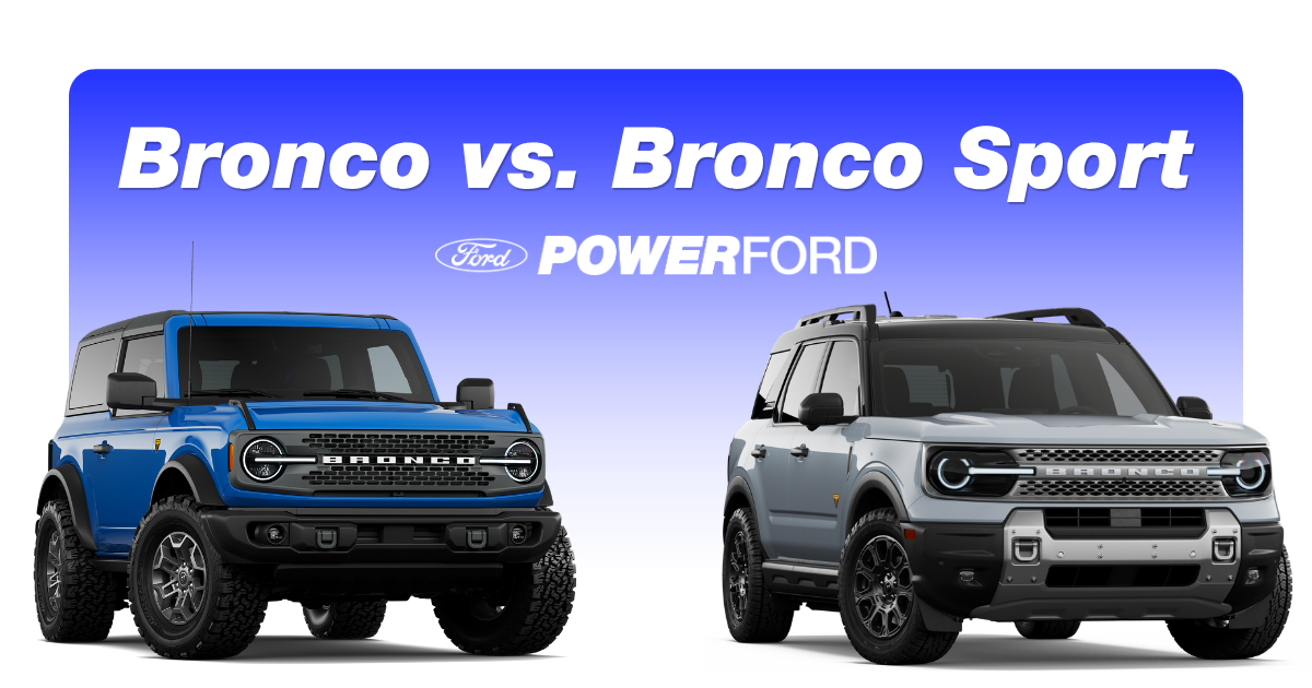 Bronco vs. Bronco Sport