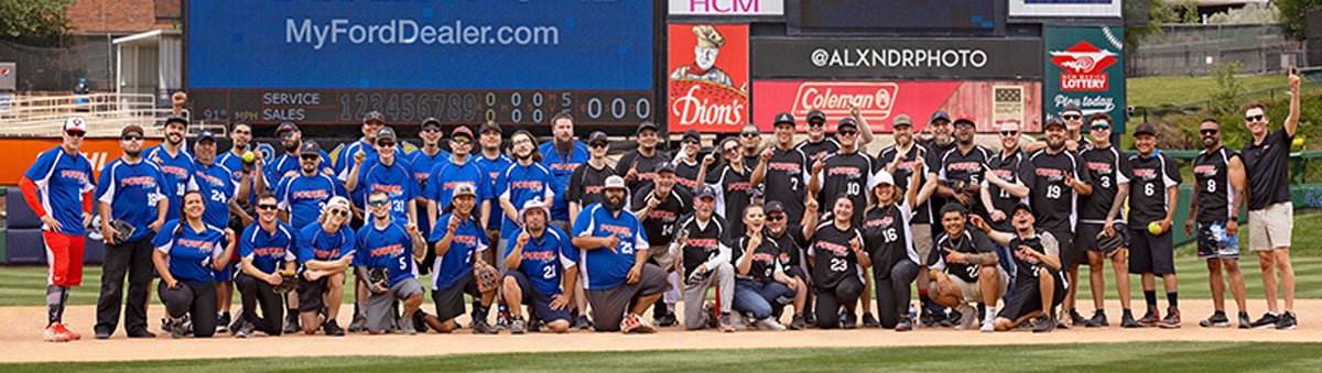 Power Ford Team Photo at Isotopes Park